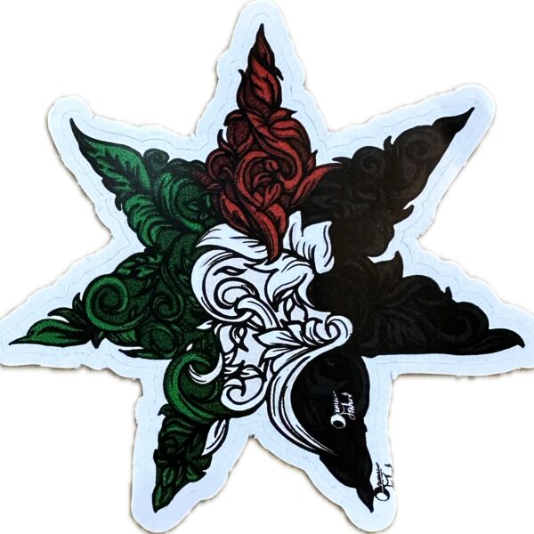 Sticker - Floral Palestine Thumbnail